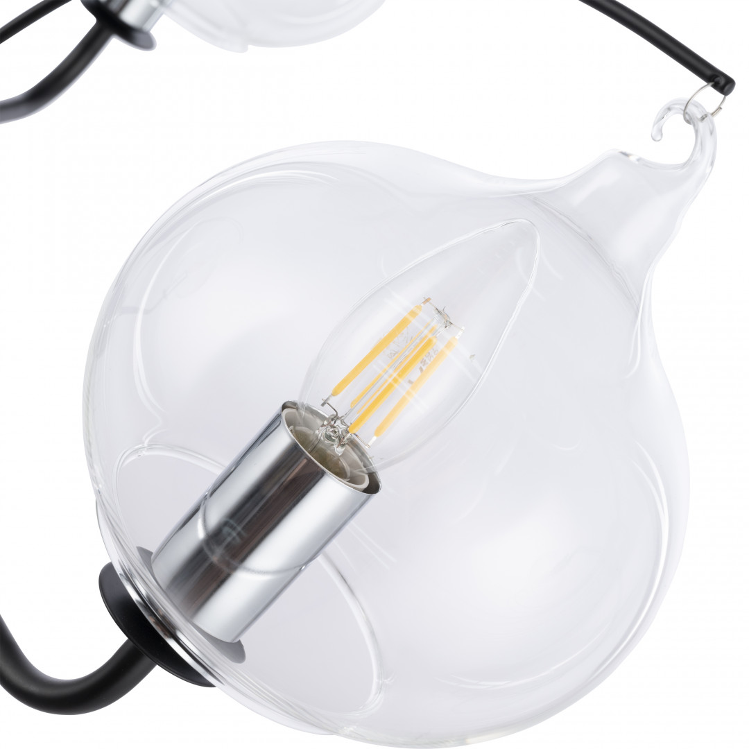 Люстра с плафонами 321007/5 BK.CR Arte Milano