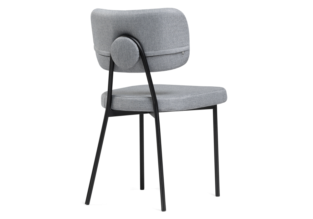 Стул Woodville Вакао серый / черный 528467