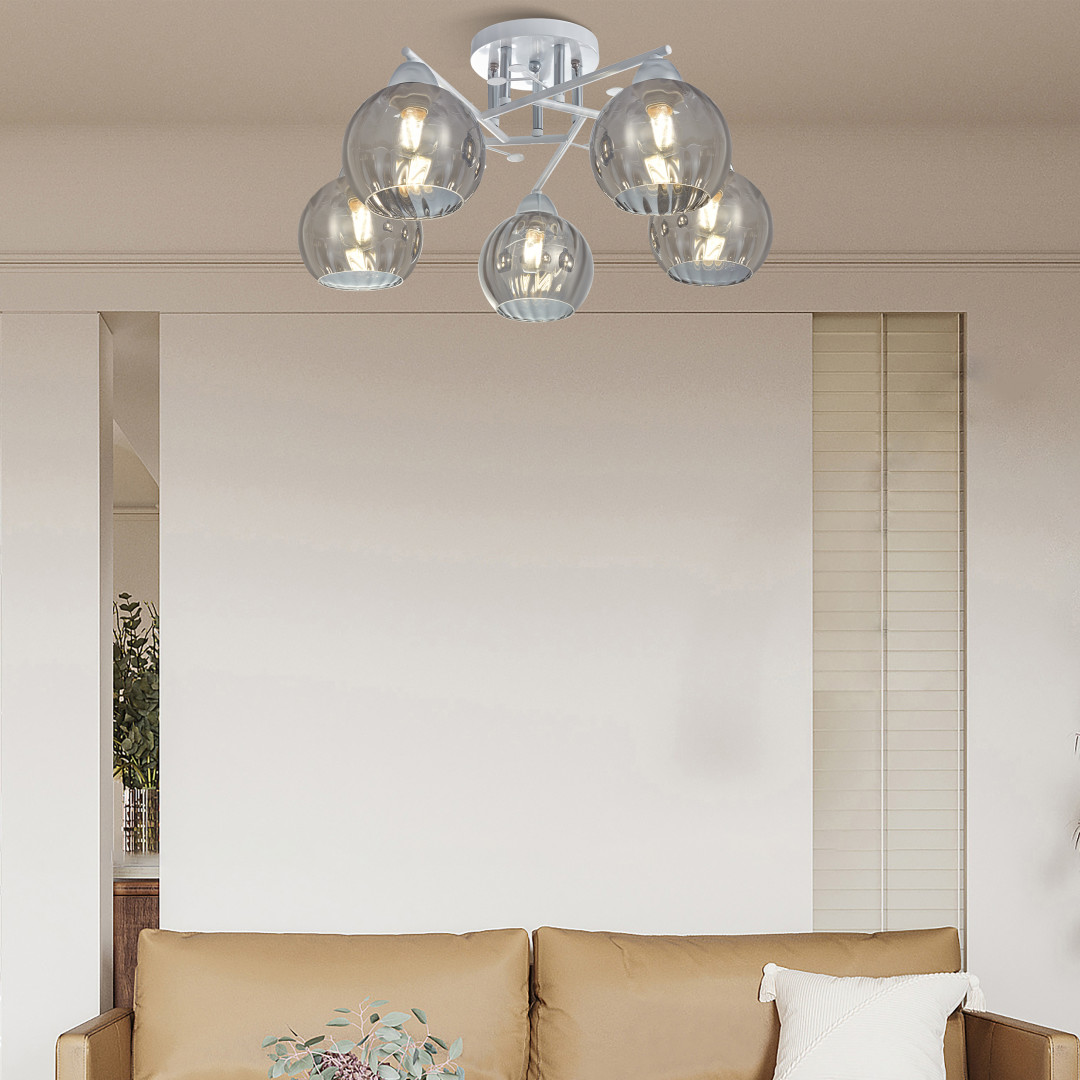 Люстра с плафонами 326508/5 WH+CR Arte Milano