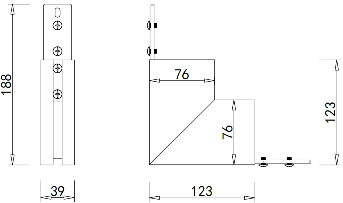 Внутренний угол-соединитель для подвесного/накладного/встраиваемого магнитного шинопровода Donolux Inner corner DLMW Sp