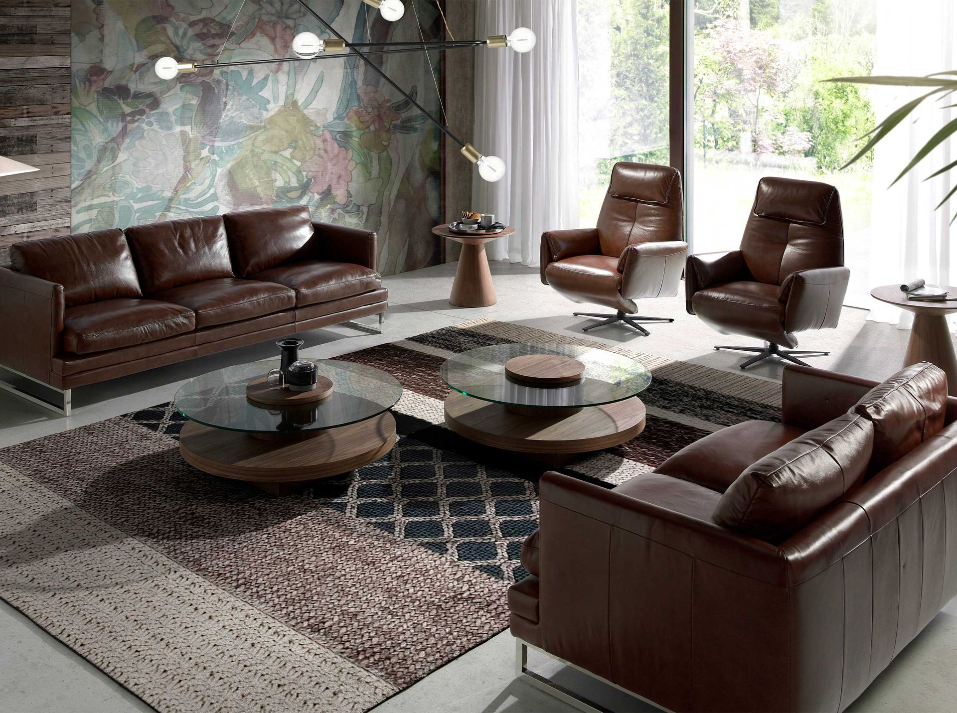 Вращающееся кресло с механизмом KF-A009-M1595 /5056 Angel Cerda