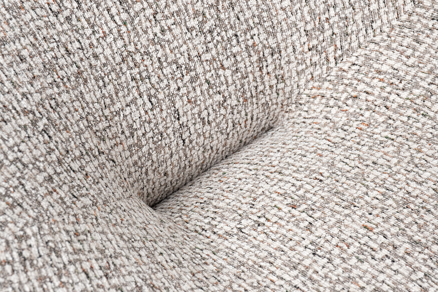 Кресло вращающееся шенилл серое Garda Decor LUNA- SEPPIA SER