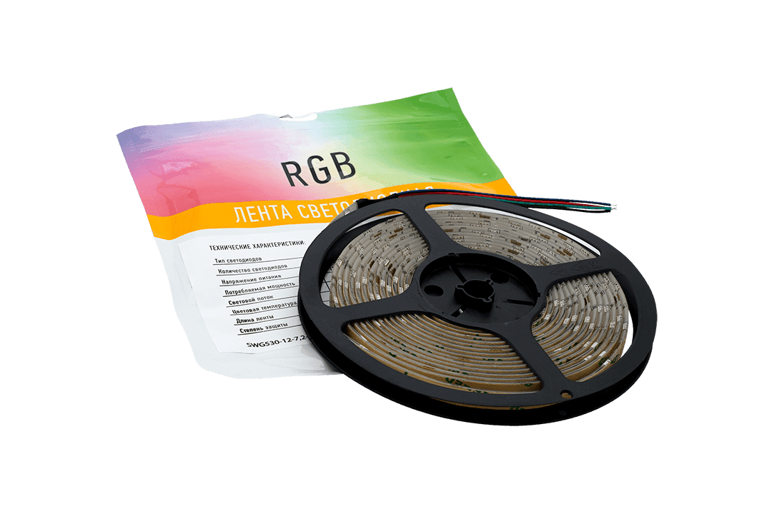 Лента светодиодная SWG SWG530-12-7.2-RGB-65