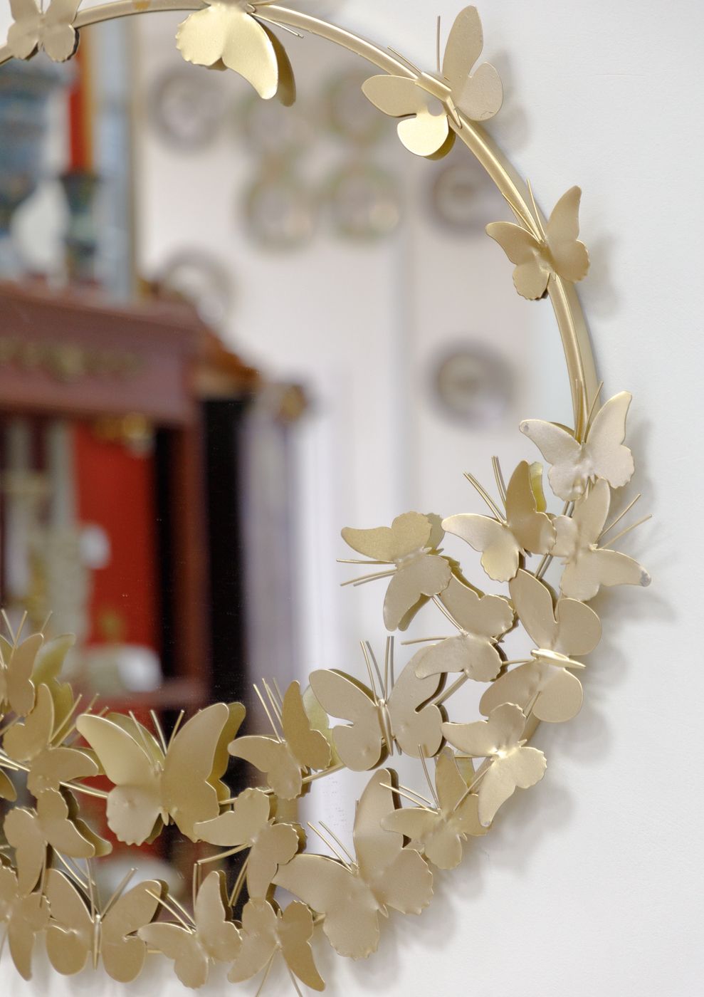 Зеркало настенное с бабочками Glasar 54-192