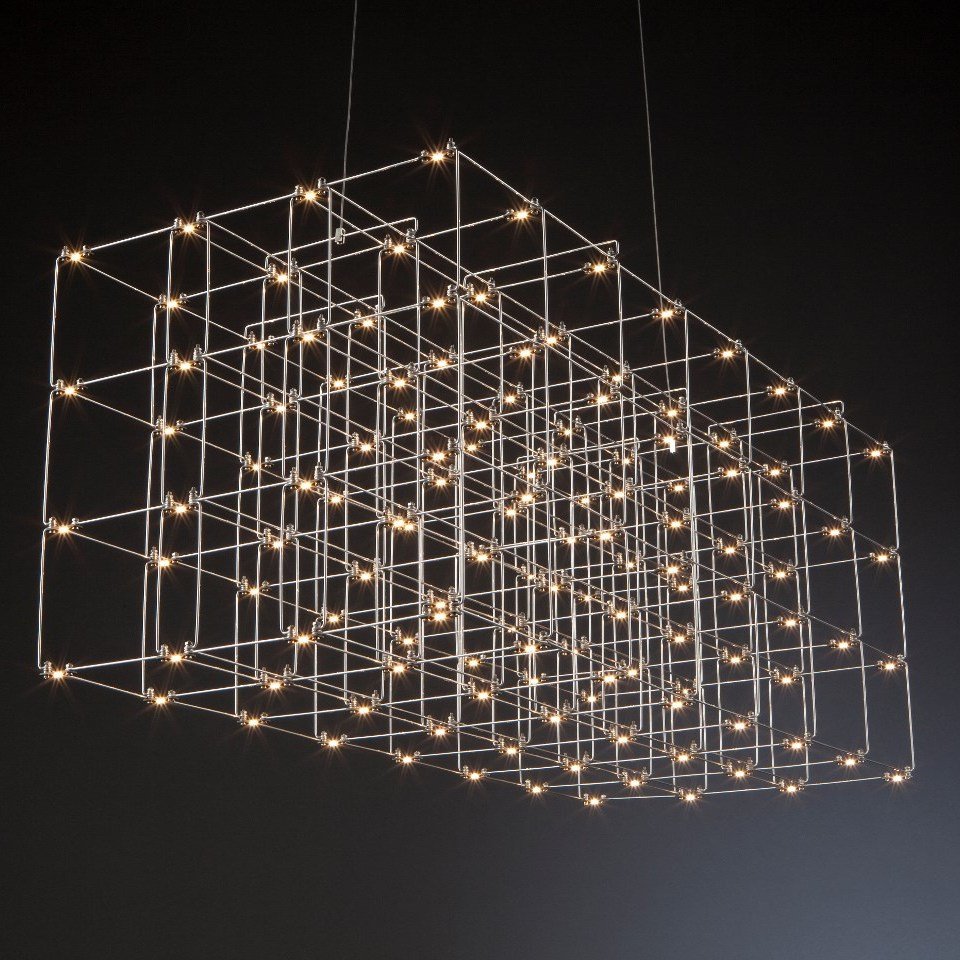 Люстра Quasar Cosmos Square LED pendant light 120/60/60 by ImperiumLoft