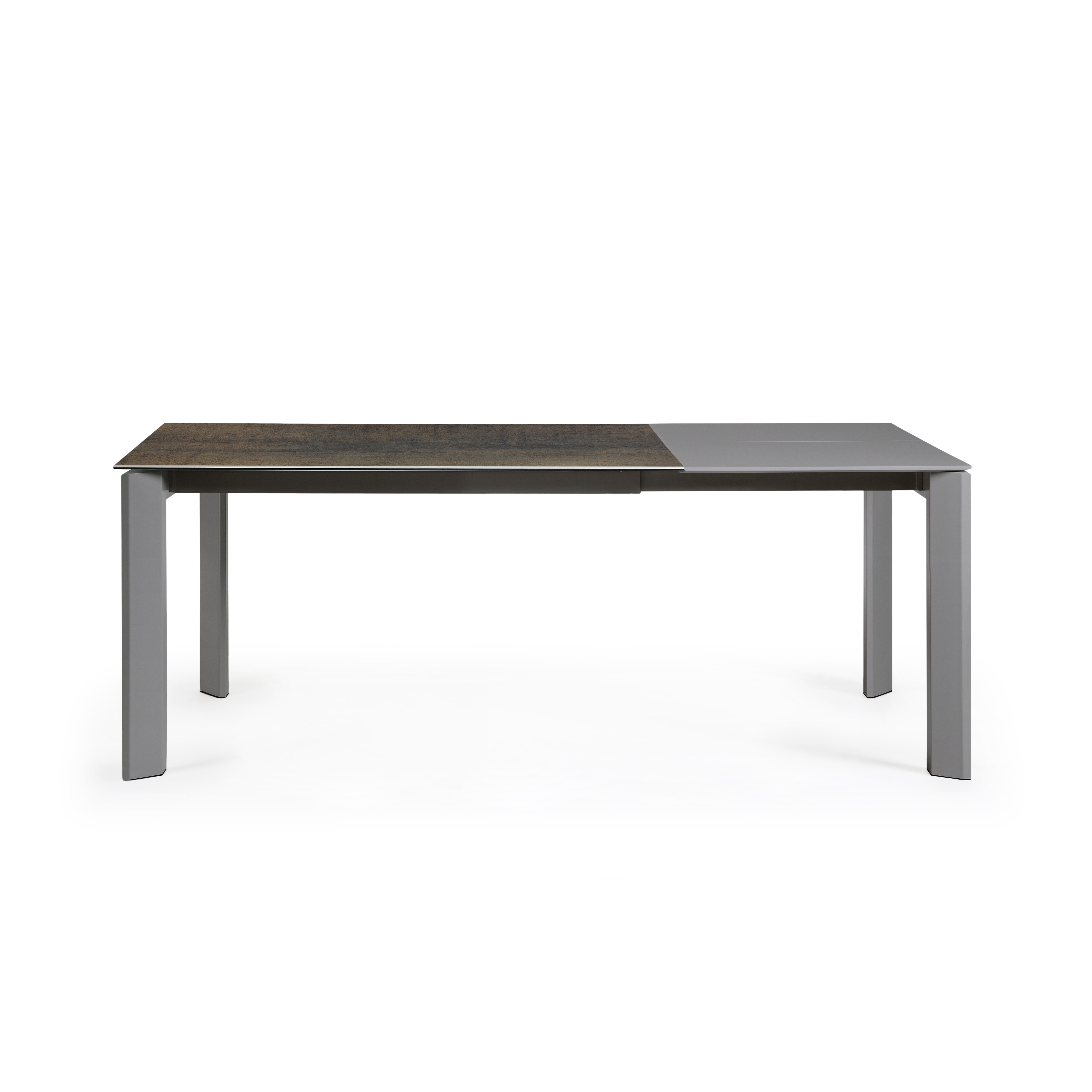 Стол Atta 140 (200) x90 антрацит, темно-коричневый, керамика La Forma (ex Julia Grup)