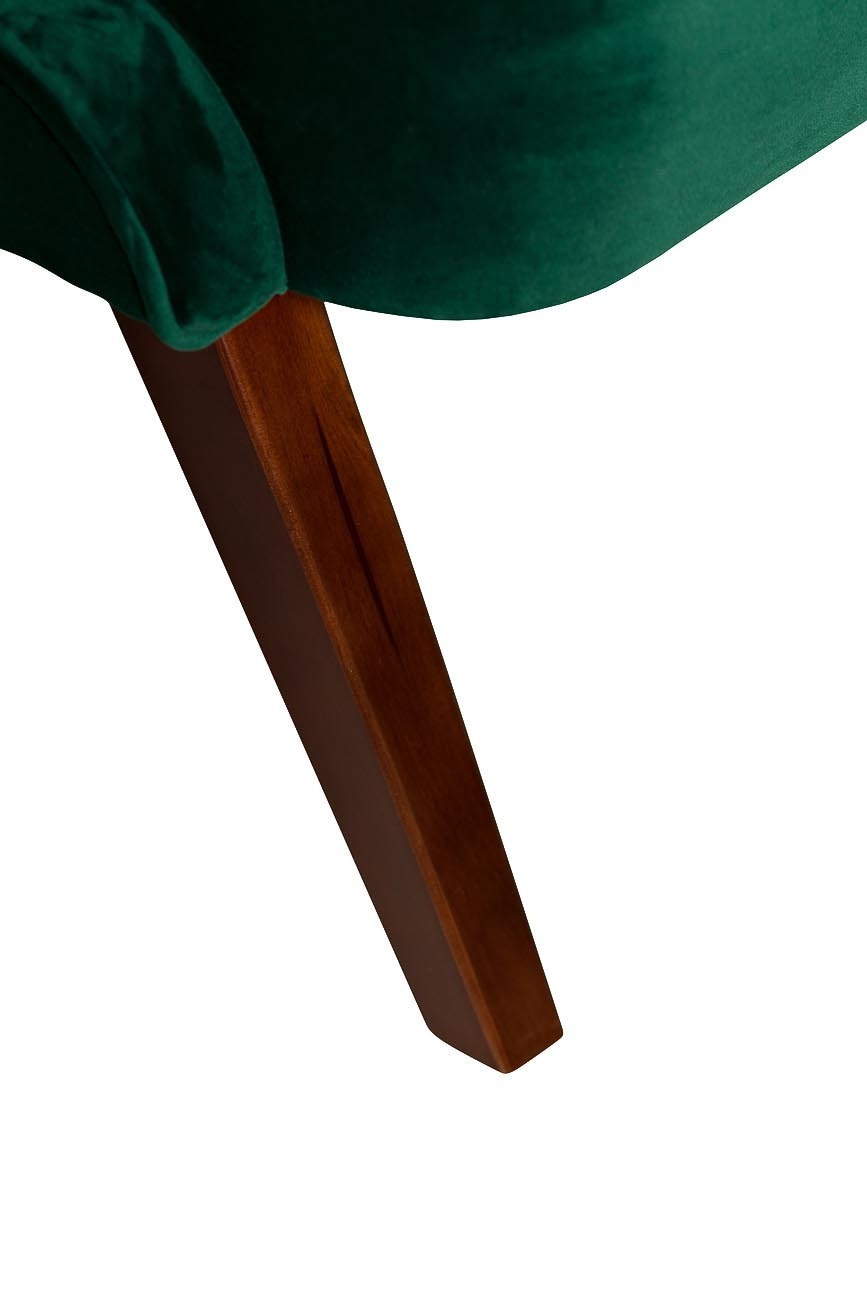 Кресло зеленое велюровое Garda Decor DY-733
