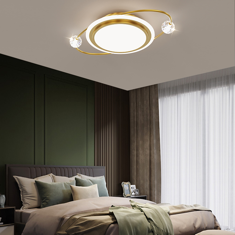 Потолочный светильник AMATIUS D50 Brass by ImperiumLoft