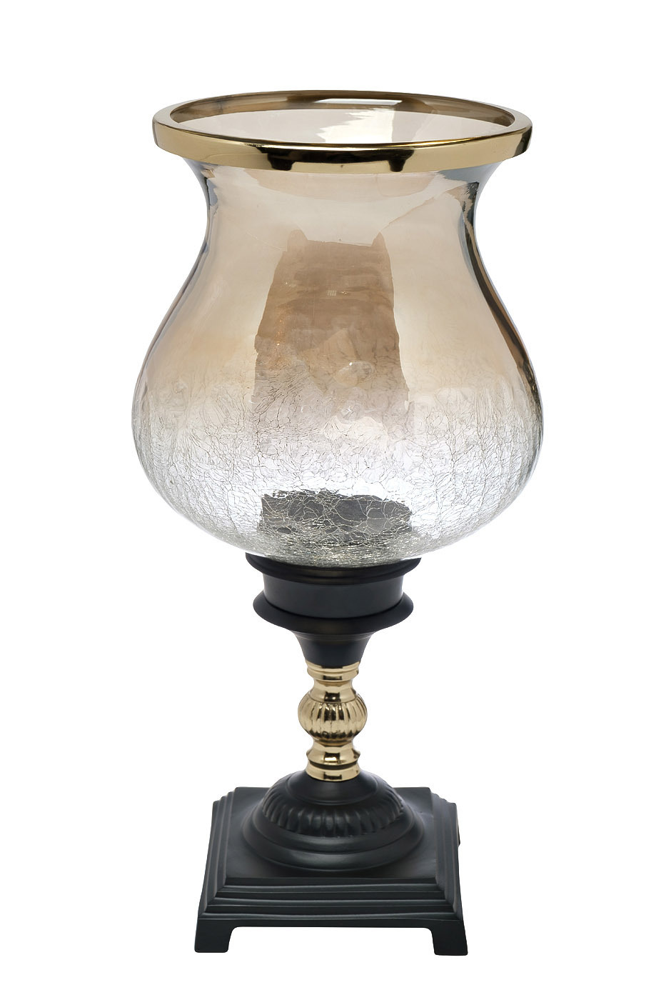 Подсвечник стеклянный "Шах" на подставке Garda Decor 94PR-7889A