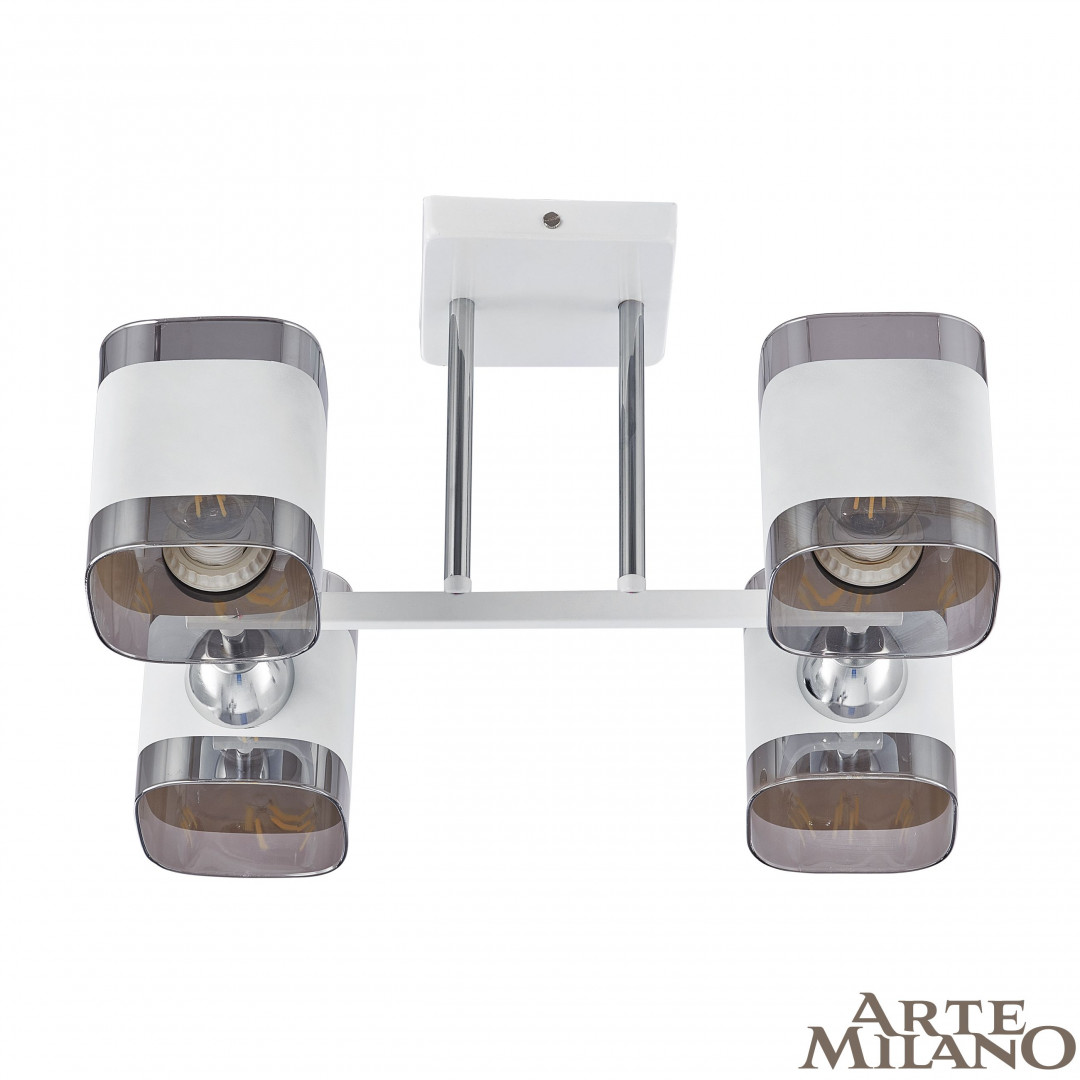 Люстра с плафонами 329809/4 WH+CR Arte Milano