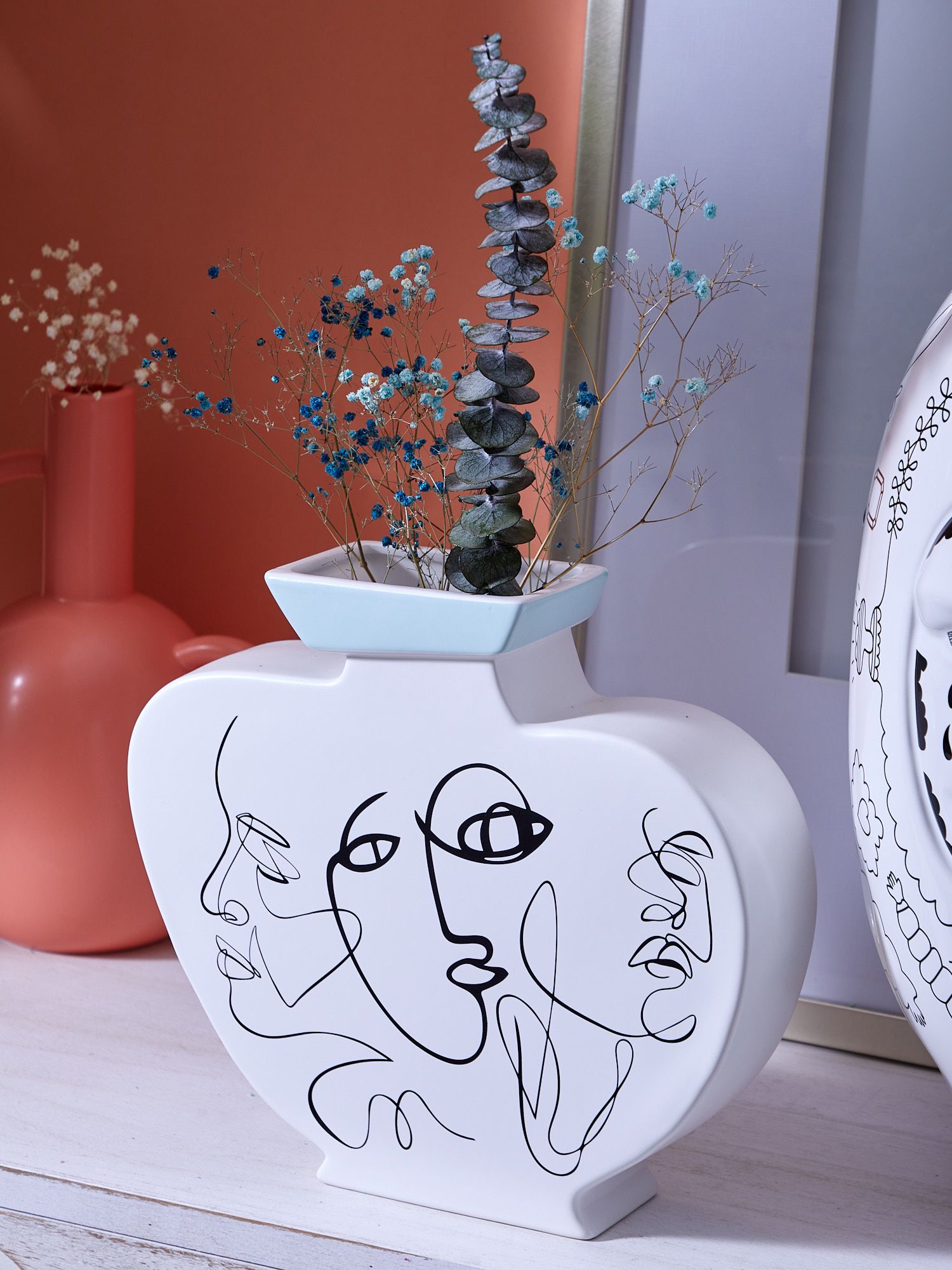 Ваза Лица Glasar 68-003