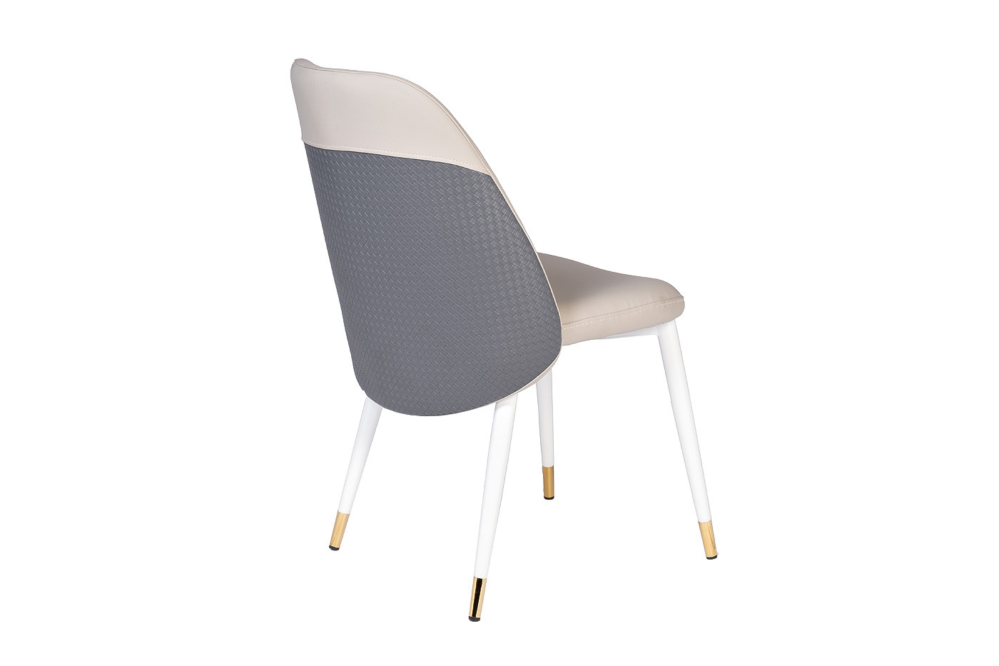 Стул экокожа бежевая/серая Garda Decor 30C-DX-2100