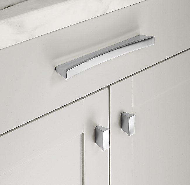 Ручка-кнопка Restoration Hardware Jules L.3.2 Satin Nickel