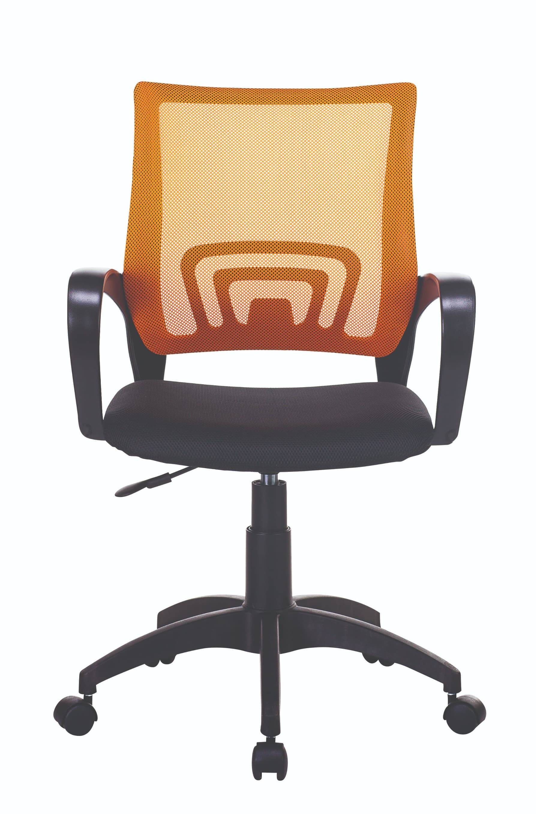 Кресло Бюрократ CH-695NLT оранжевый TW-38-3 сиденье черный TW-11 сетка/ткань крестовина пластик Stool Group
