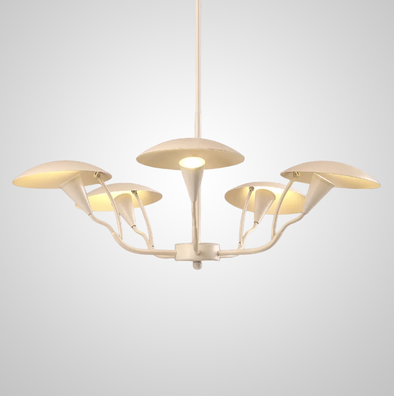 Люстра на штанге SHELT D83 White by ImperiumLoft