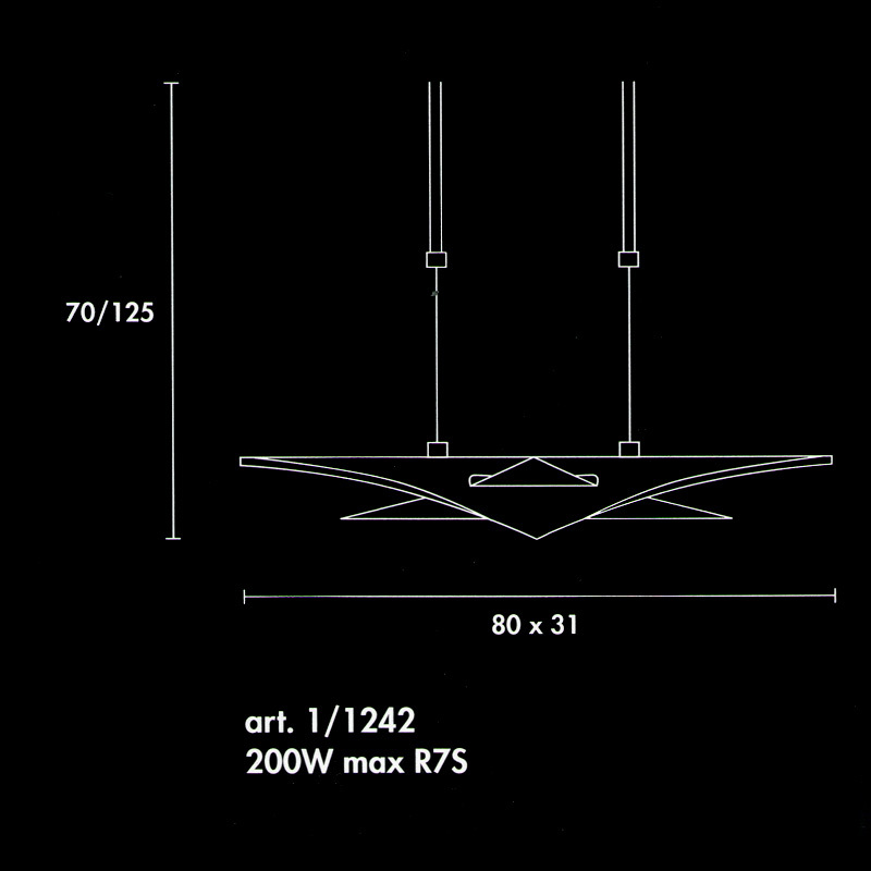 Подвесной светильник Sothis 1/1242-E-43