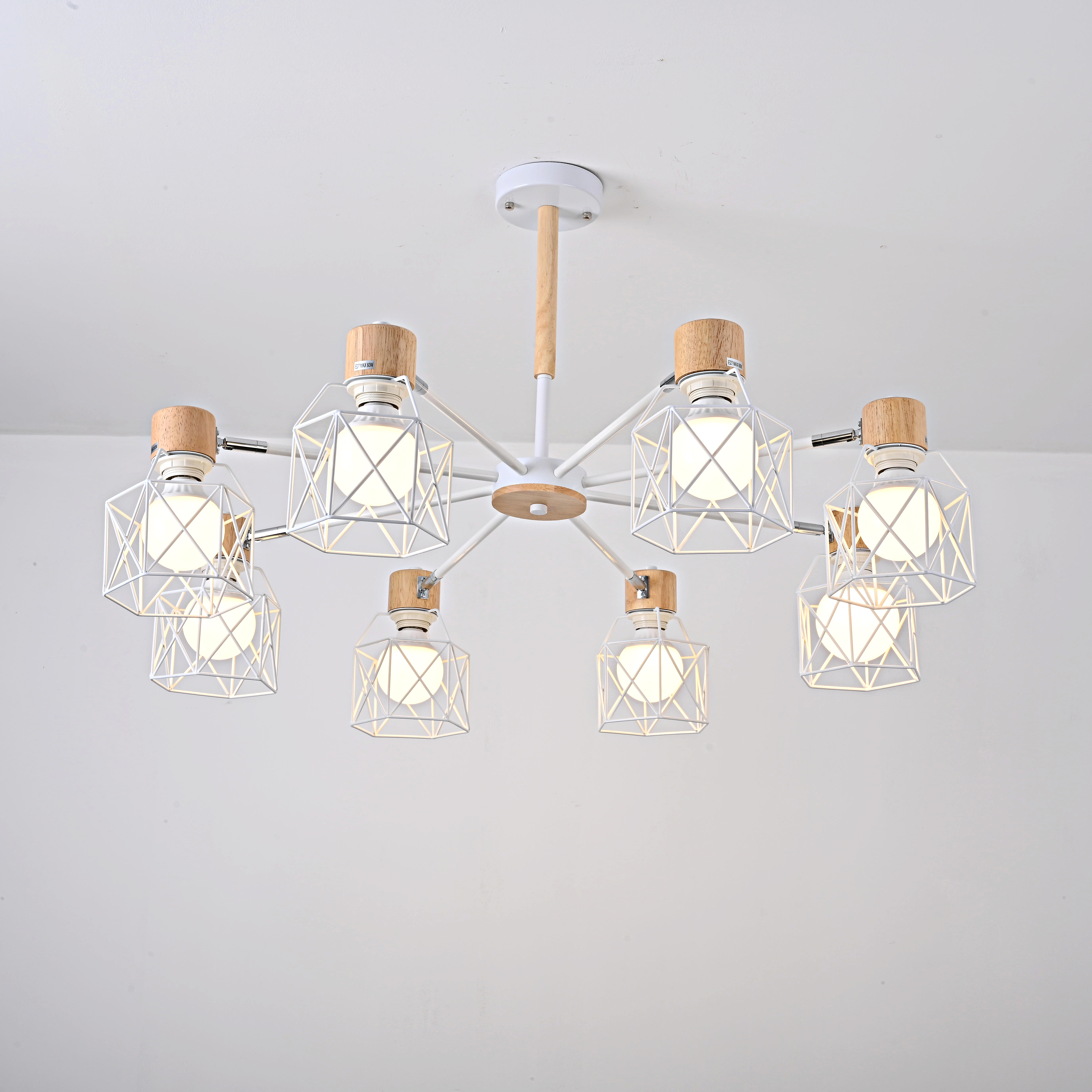 Потолочная Люстра Corf B3 White 8 Lamps By Imperiumloft