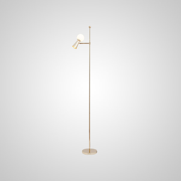 Торшер ABELINA FL Brass Amber by ImperiumLoft
