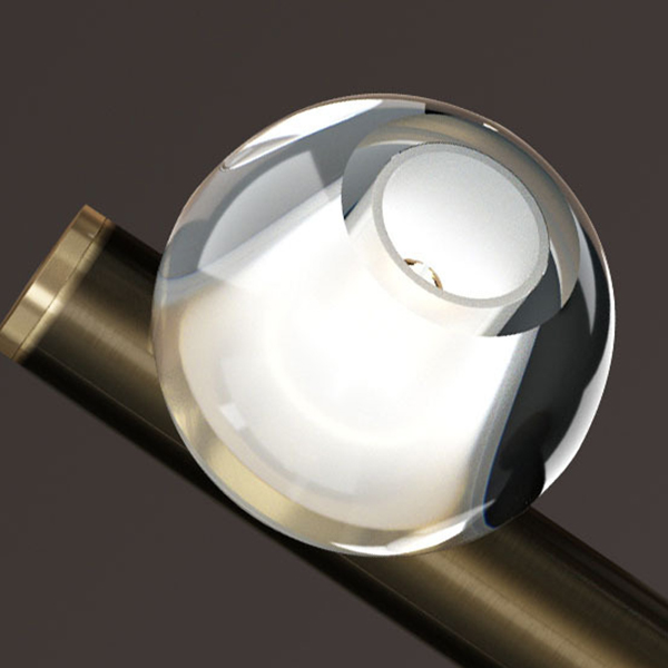 Торшер ILIANA FL Brass by ImperiumLoft