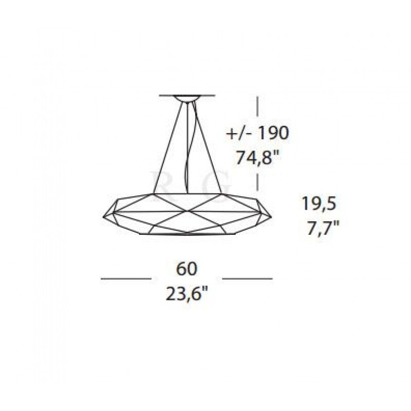 Подвесной светильник Morosini Diamond SO 60
