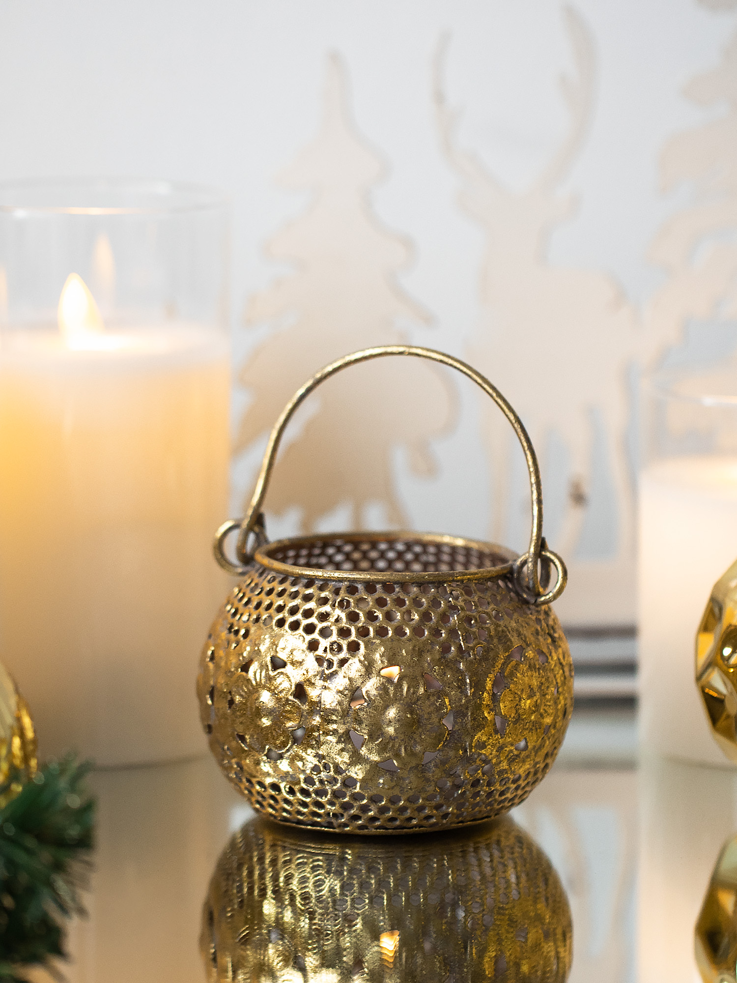 Подсвечник с ручкой Glasar 57-211