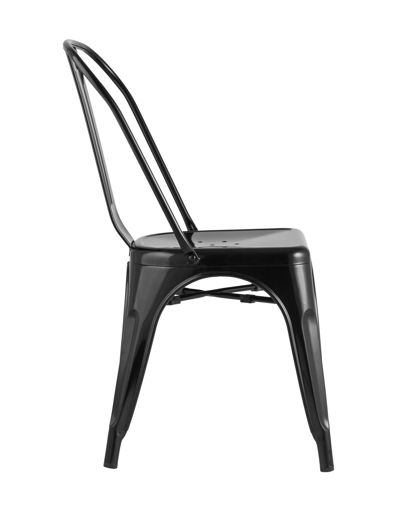 Стул TOLIX черный глянцевый Stool Group