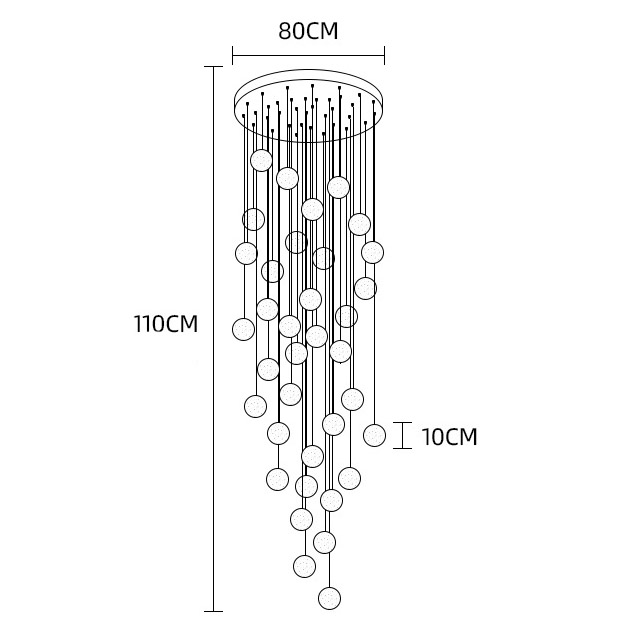 Подвесной светильник FRESH MORE L36 Диск by ImperiumLoft