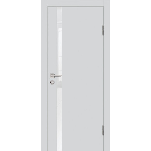 Межкомнатная дверь Graf P-8 белоснежный лакобель Агат (2000 х 700)