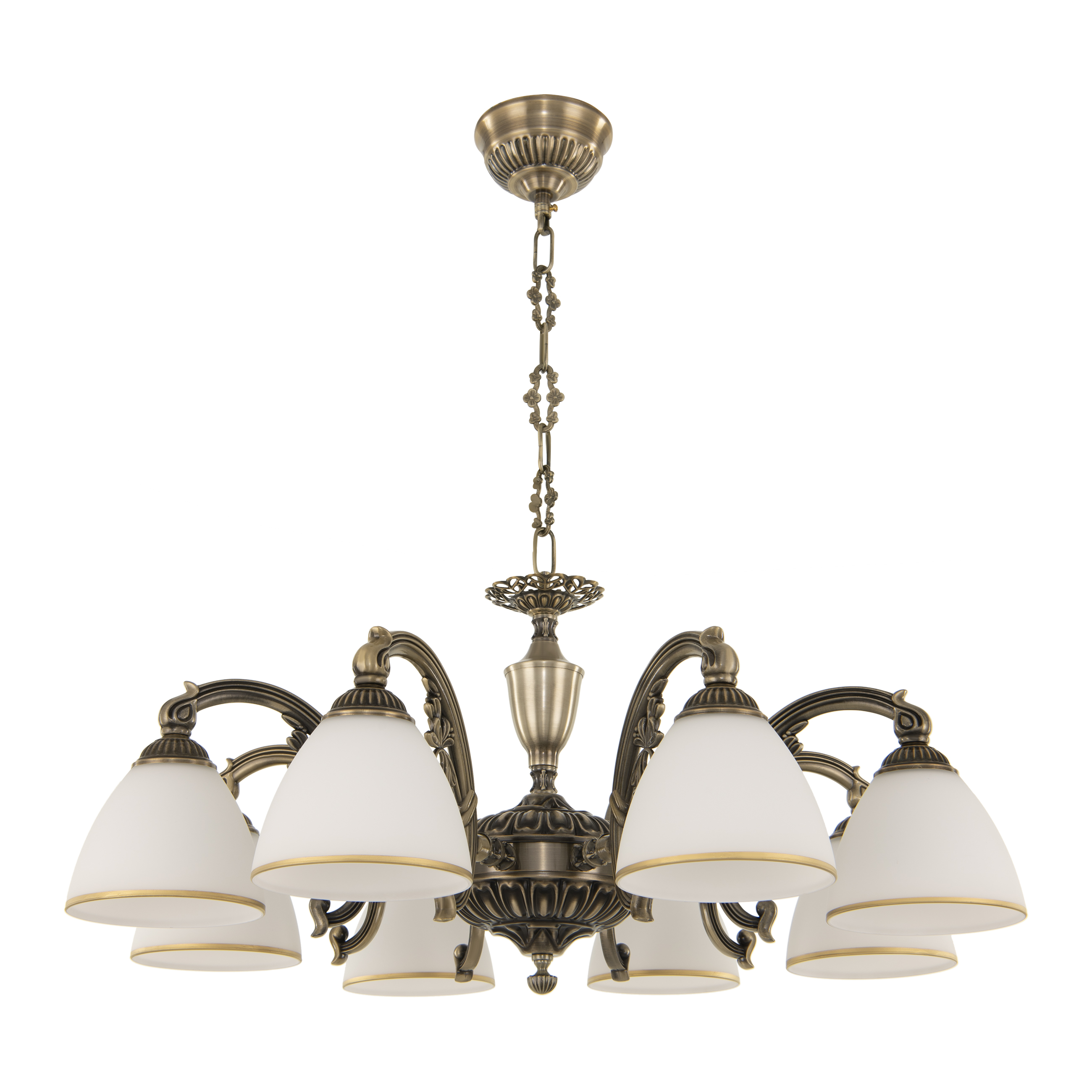 Люстра с плафонами 341837/8 AB Arte Milano