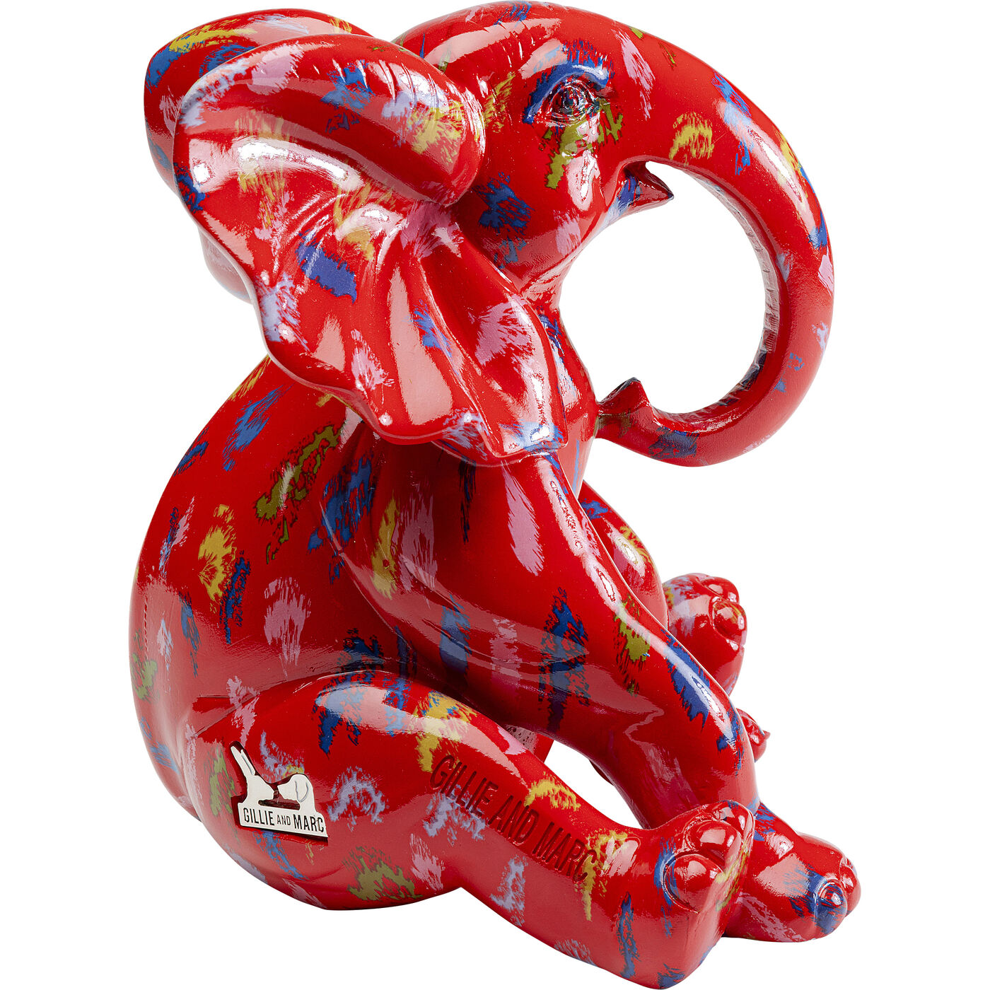 Фигура декоративная Elephant Dots Red 18 см KARE 56174