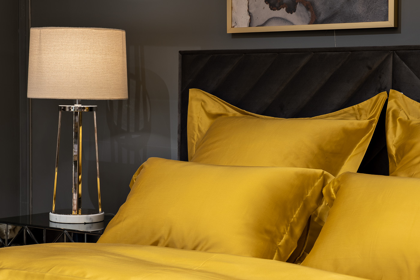 Комплект из 2х наволочек Сопрано 70х70см горчичный Garda Decor 131SH-4222-NAV SOPR GORCH