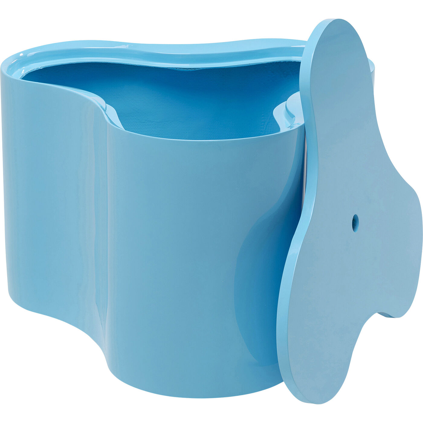 Стол приставной KARE x Karim Rashid Lotus Light Blue 30cm KARE 70882