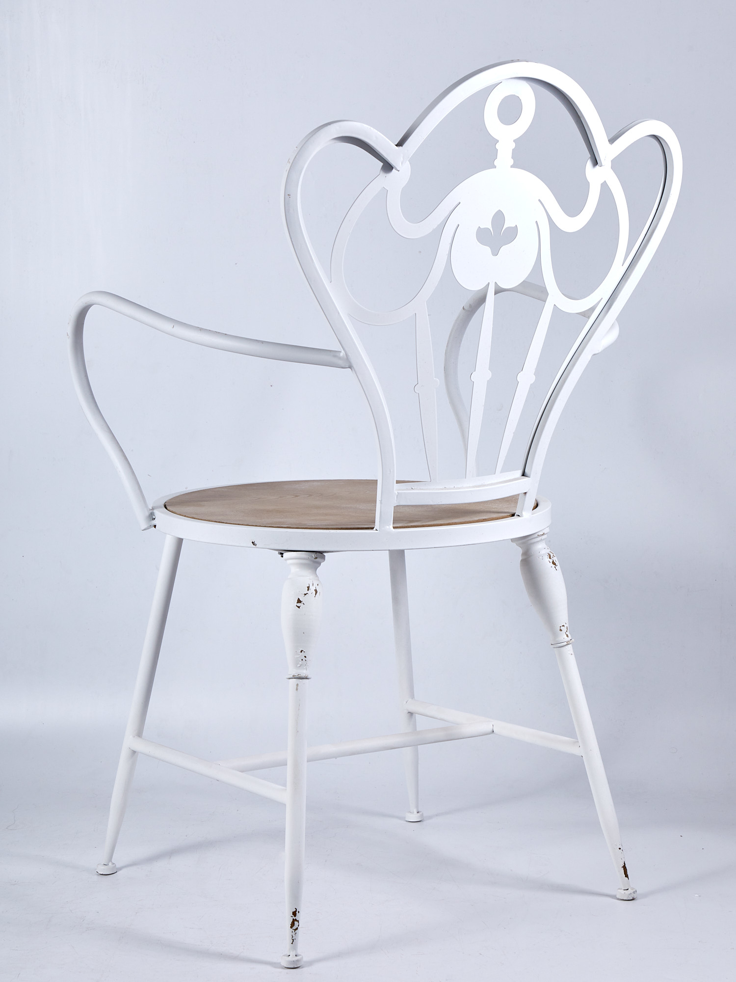 Кресло кованое Прованс Glasar 62-041