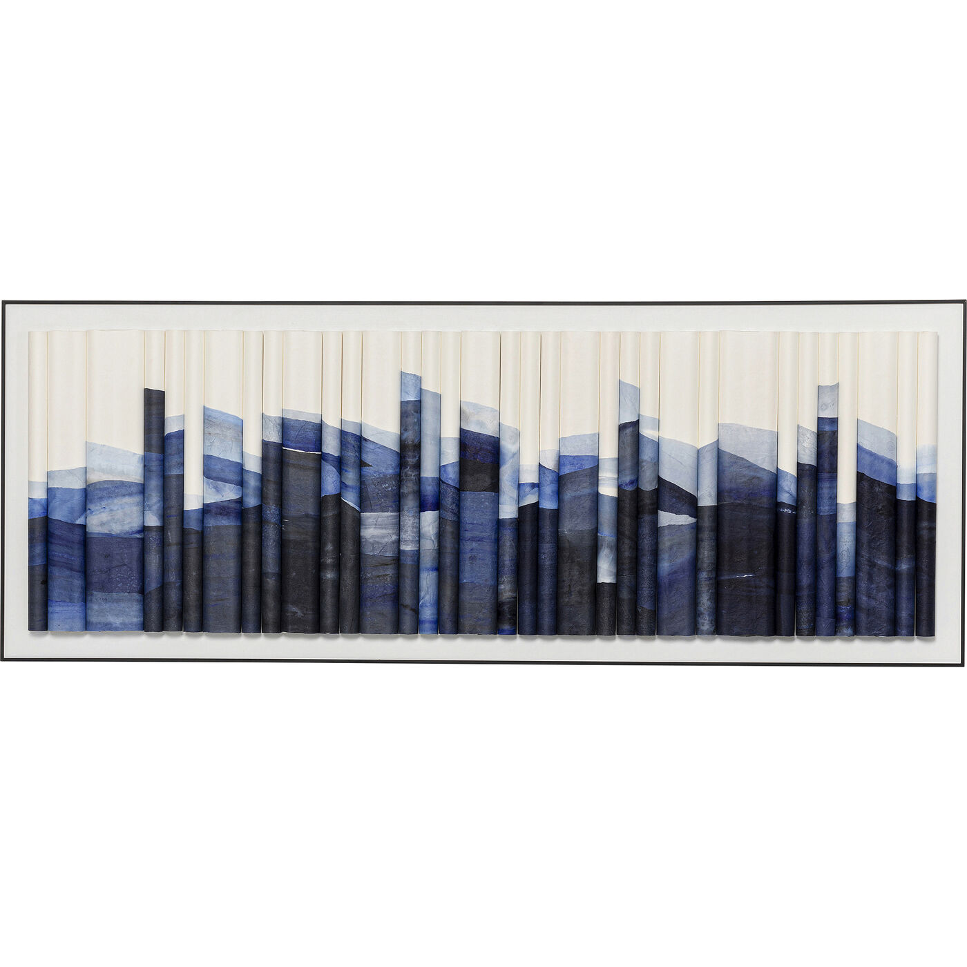 Картина в раме Shadow Skyline Blue 160x60 см KARE 56238