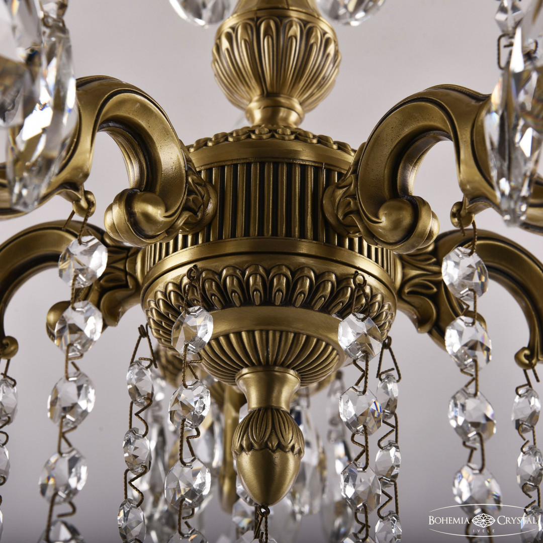 Люстра бронзовая с хрусталём 75101/5/125 B FP