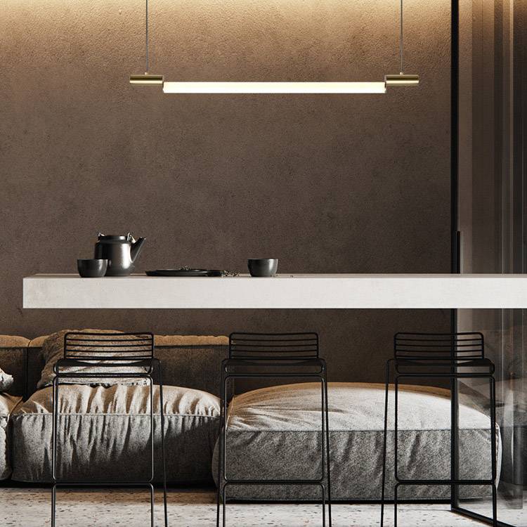 Подвесной светильник RAMP L87 Brass by ImperiumLoft