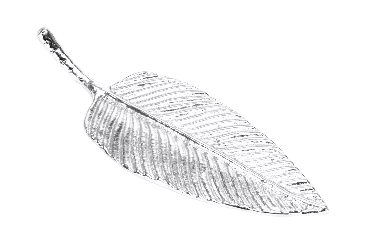 Тарелка декоративная "Лист" хром Garda Decor A98021790