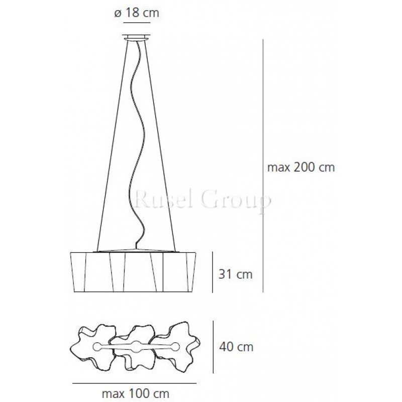 Подвесной светильник Artemide LOGICO SOSPENSIONE 3 in linea