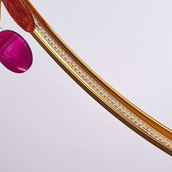 Подвесной светильник AGATE 10 purple D60 by ImperiumLoft