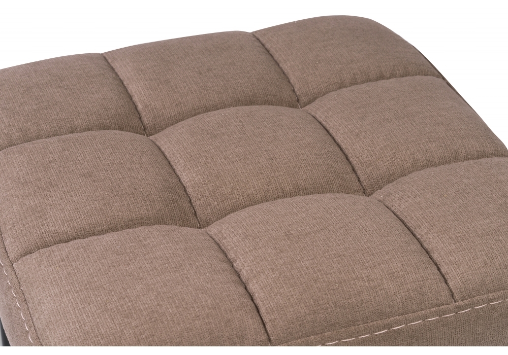 Барный стул Woodville Лофт ткань канди мокко / черный матовый 424149