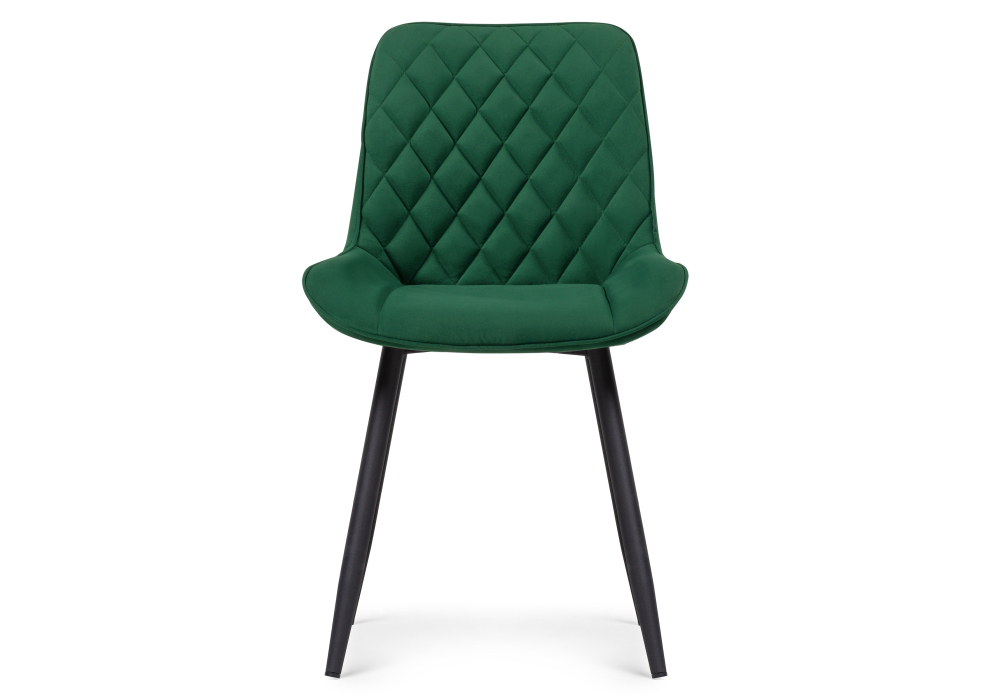 Стул Woodville Седа ромб зеленый / черный 517110