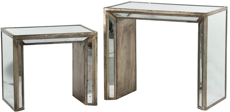 Столики интерьерные, набор Glasar 36137