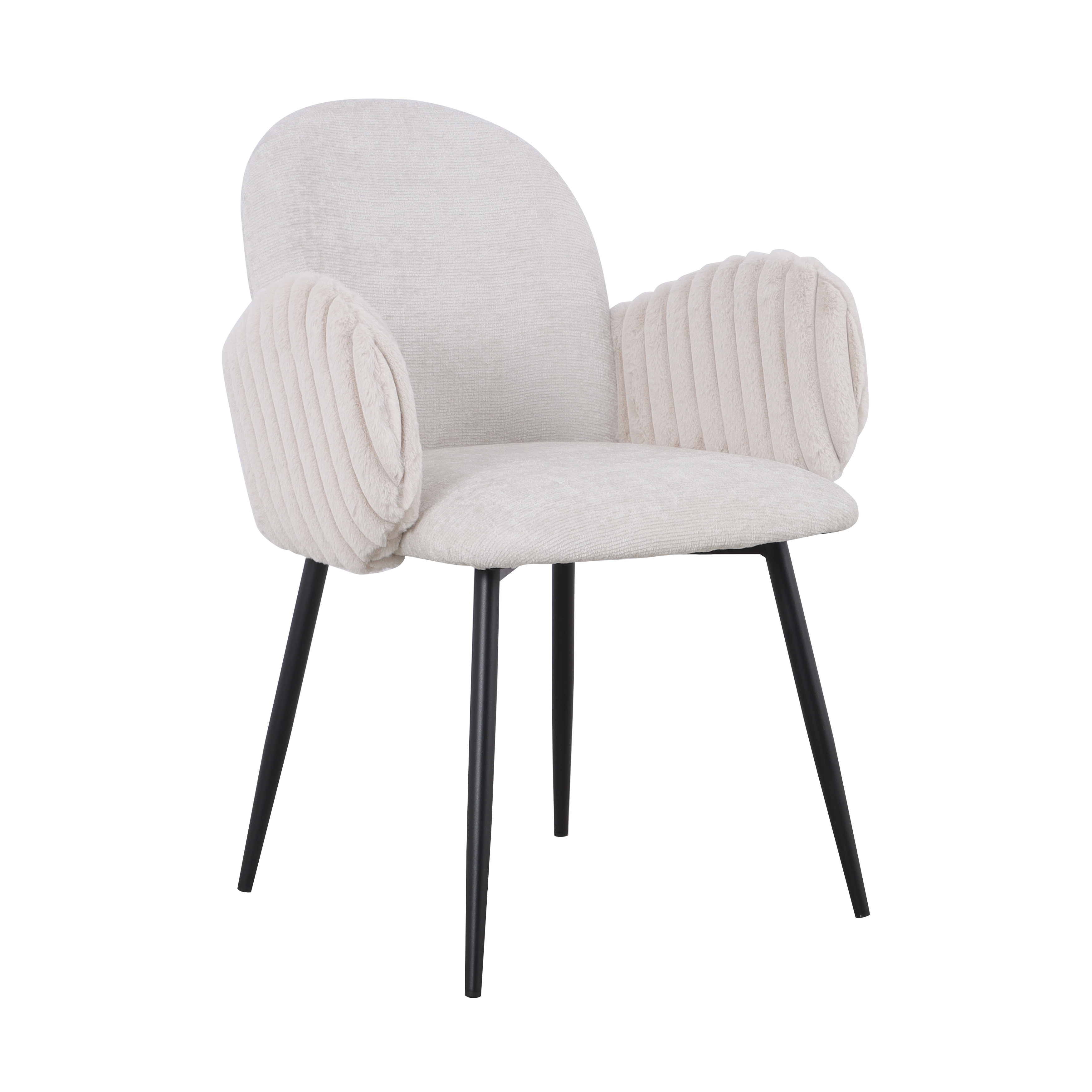 Стул обеденный Wave Stripes букле светло-серый Stool Group