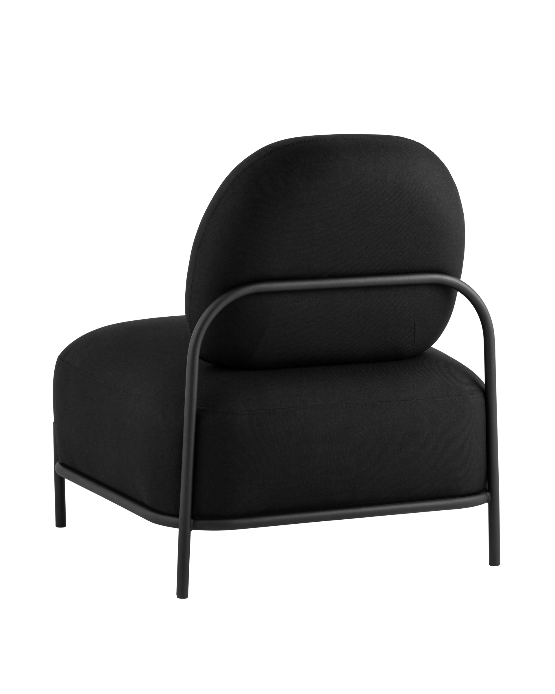 Кресло Стоун рогожка черный Stool Group