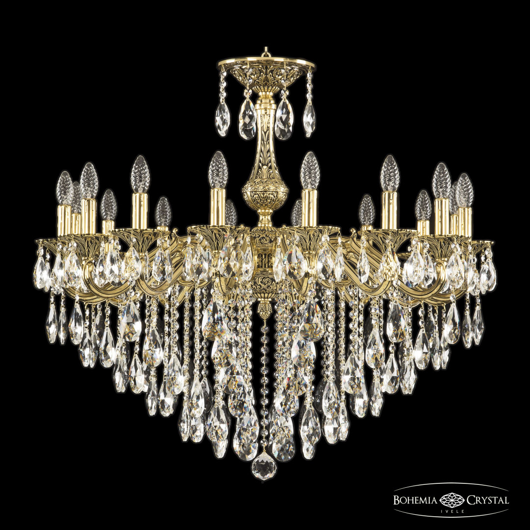 Люстра бронзовая с хрусталём 72102/16/300 B GB