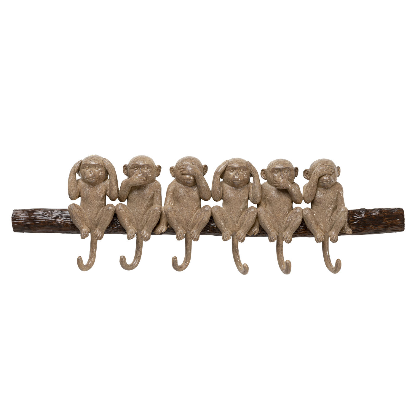 Вешалка настенная Six Monkeys 59cm KARE 70964