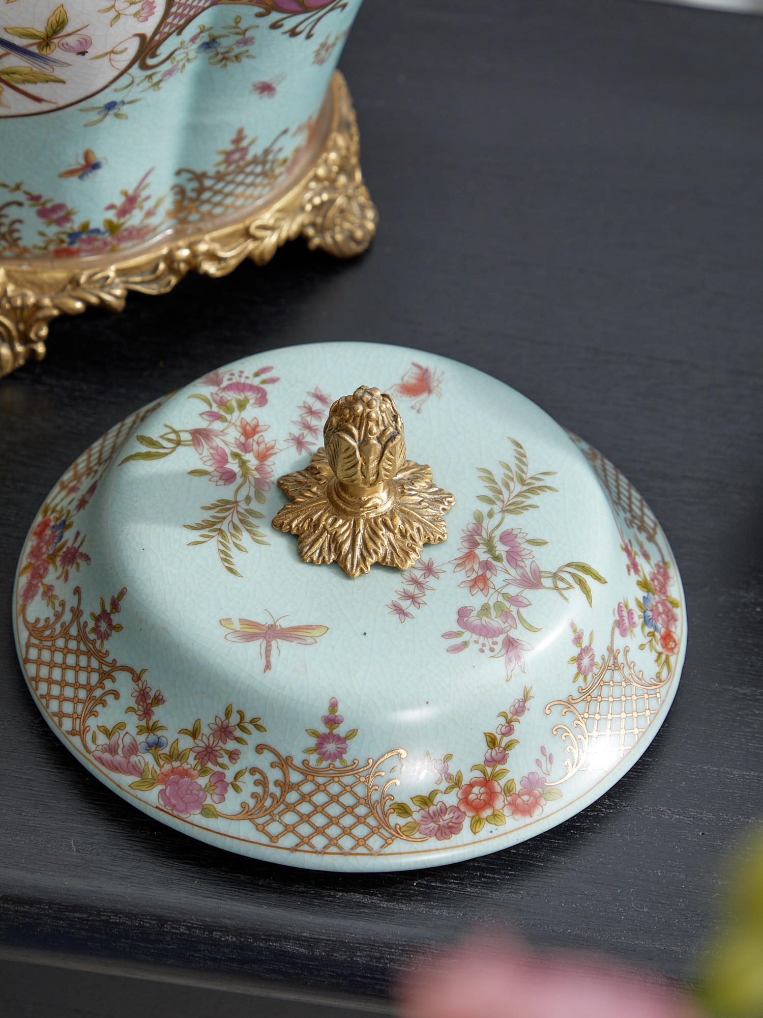 Ваза с крышкой Glasar A1215HC/LG3042K