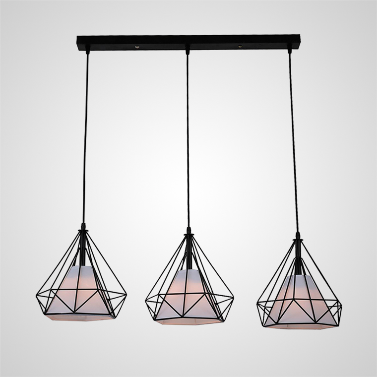 Подвесной светильник The Diamond Chandelier Kevin Reilly 3 Белый by ImperiumLoft