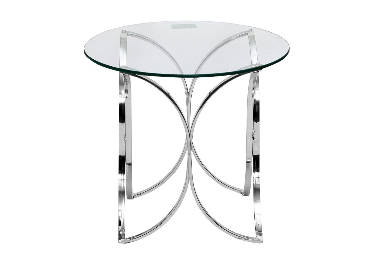 Столик стеклянный круглый Garda Decor GY-ET7747