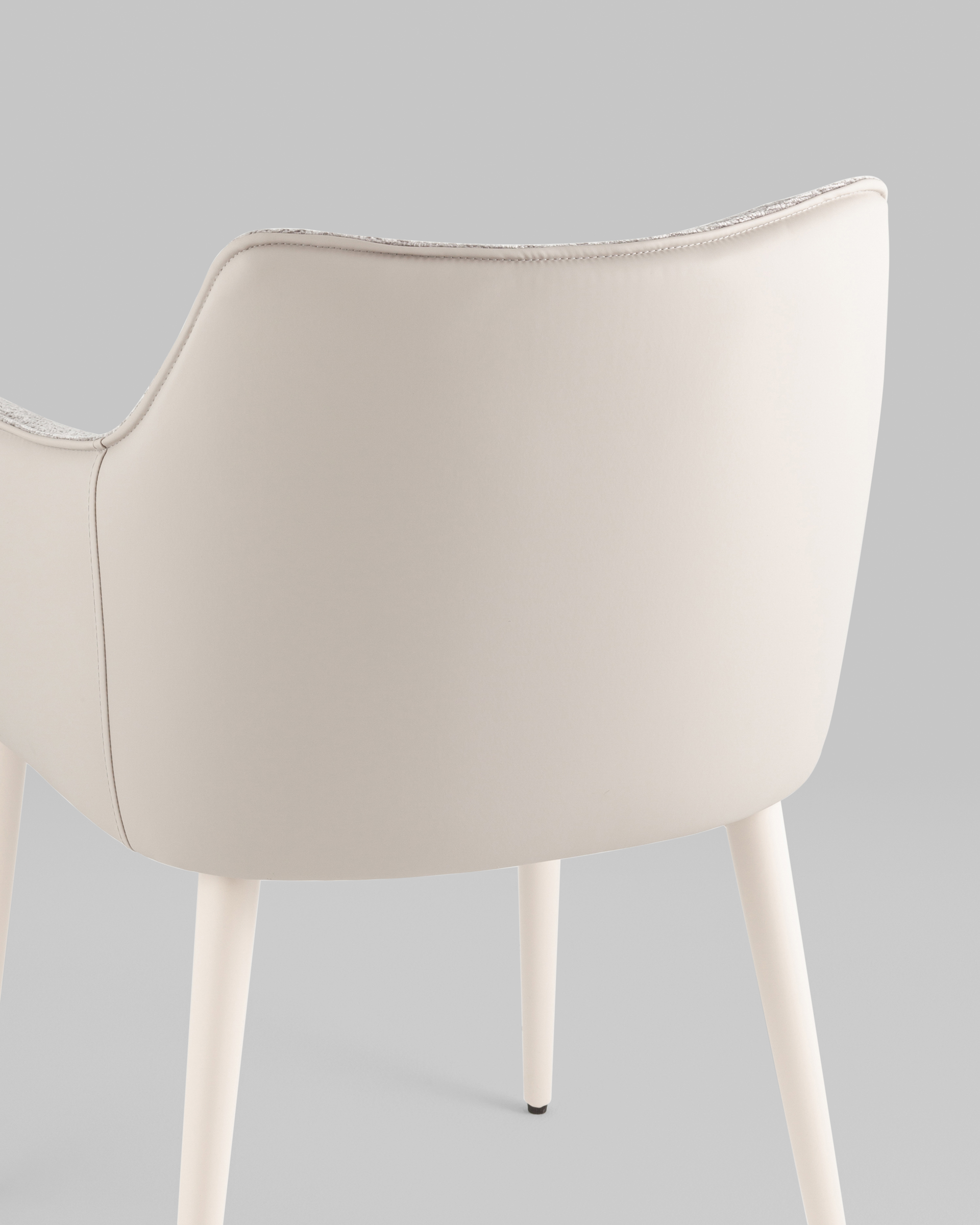 Стул обеденный Feston слоновая кость букле с экокожей Stool Group